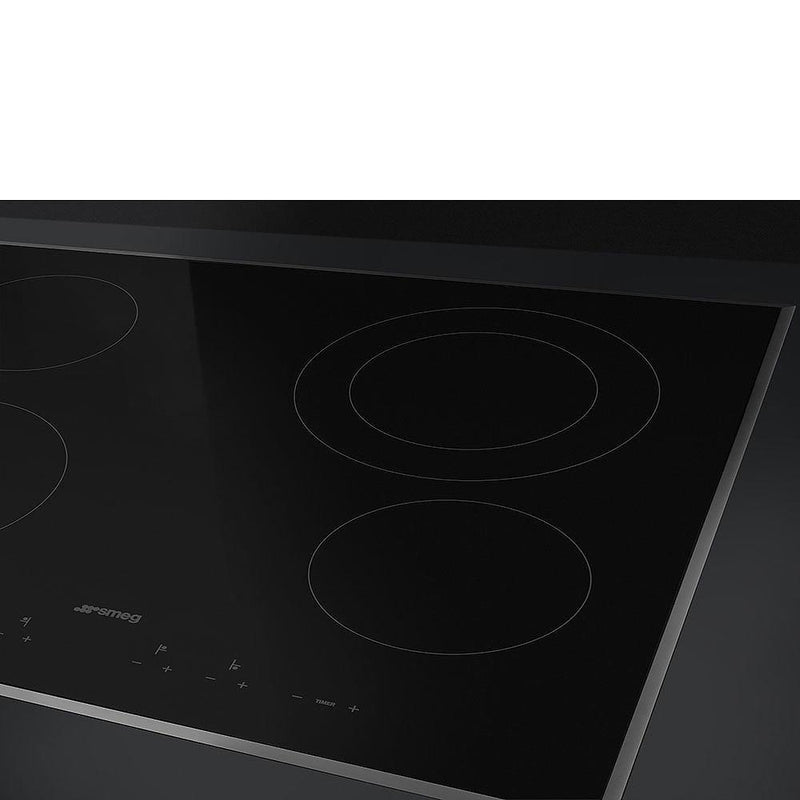 Smeg 24-inch Built-in Electric Cooktop SEU244ETB IMAGE 6