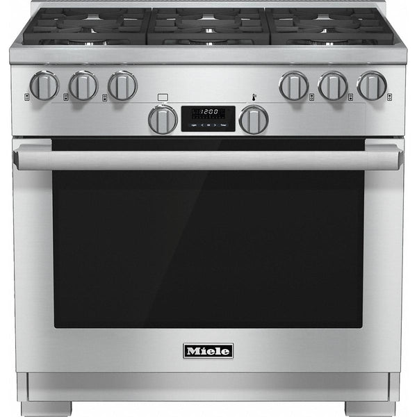 Miele 36-inch Freestanding Gas Range with DirectSelect HR 1134-1 G IMAGE 1