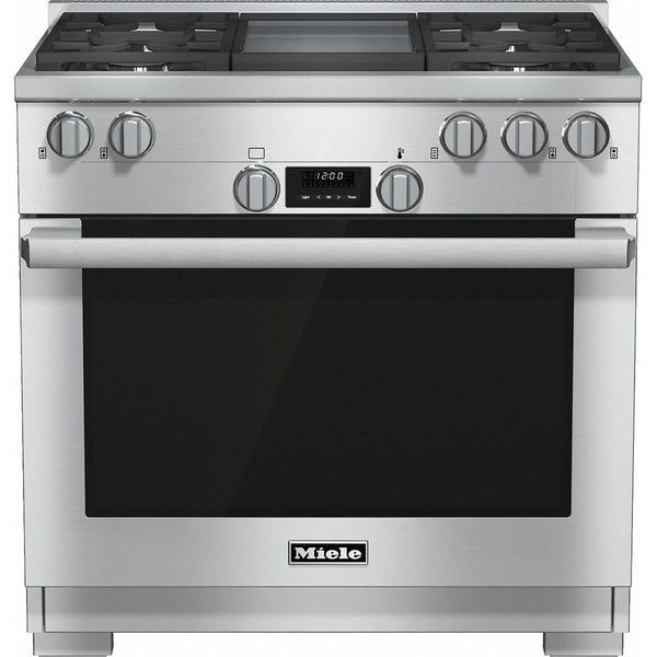 Miele 36-inch Freestanding Gas Range with DirectSelect HR 1136-1 LP IMAGE 1