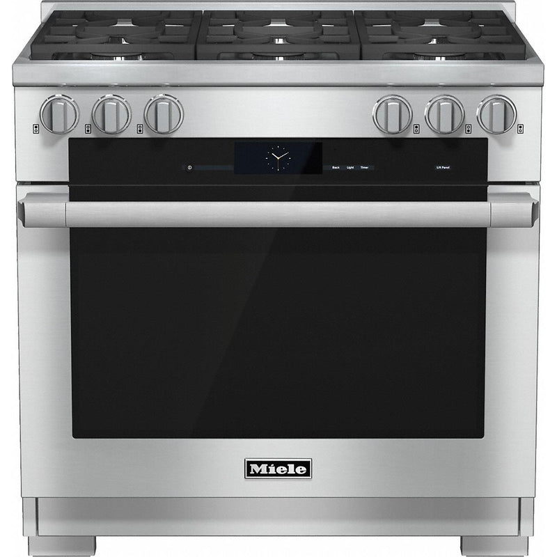 Miele 36-inch Freestanding Dual-Fuel Range with M Touch controls HR 1934-2 G IMAGE 1