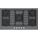  Bosch 36-inch Built-in Gas Cooktop with FlameSelect® NGMP677UC IMAGE 2
