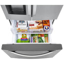  LG 33-inch, 24.5 cu.ft. French 3-Door Refrigerator with Water and Ice Dispensing System LRFXS2503S IMAGE 10