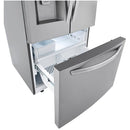  LG 33-inch, 24.5 cu.ft. French 3-Door Refrigerator with Water and Ice Dispensing System LRFXS2503S IMAGE 12