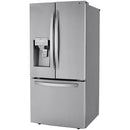  LG 33-inch, 24.5 cu.ft. French 3-Door Refrigerator with Water and Ice Dispensing System LRFXS2503S IMAGE 4