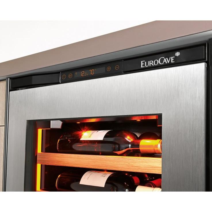 EuroCave 29-Bottle Inspiration Wine Cellar V-INSP-S SS PR IMAGE 3