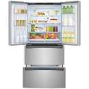  LG 33-inch, 19 cu.ft. Counter-Depth French 4-Door Refrigerator LRMNC1803S IMAGE 2