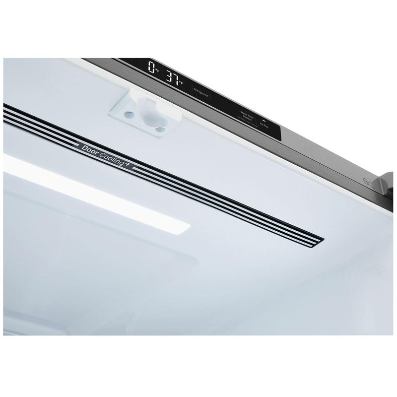  LG 33-inch, 25 cu.ft. Freestanding French Door Refrigerator with Interior Ice Maker LRFCS2503S IMAGE 3