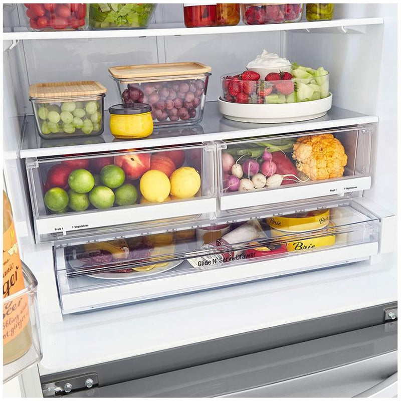  LG 33-inch, 25 cu.ft. Freestanding French Door Refrigerator with Interior Ice Maker LRFCS2503S IMAGE 4