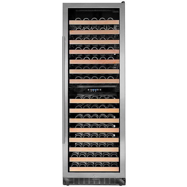 Cavavin 155-Bottle Classika Series Wine Cellar with 2 Temperature Zones C-155WDZ-V4 IMAGE 1