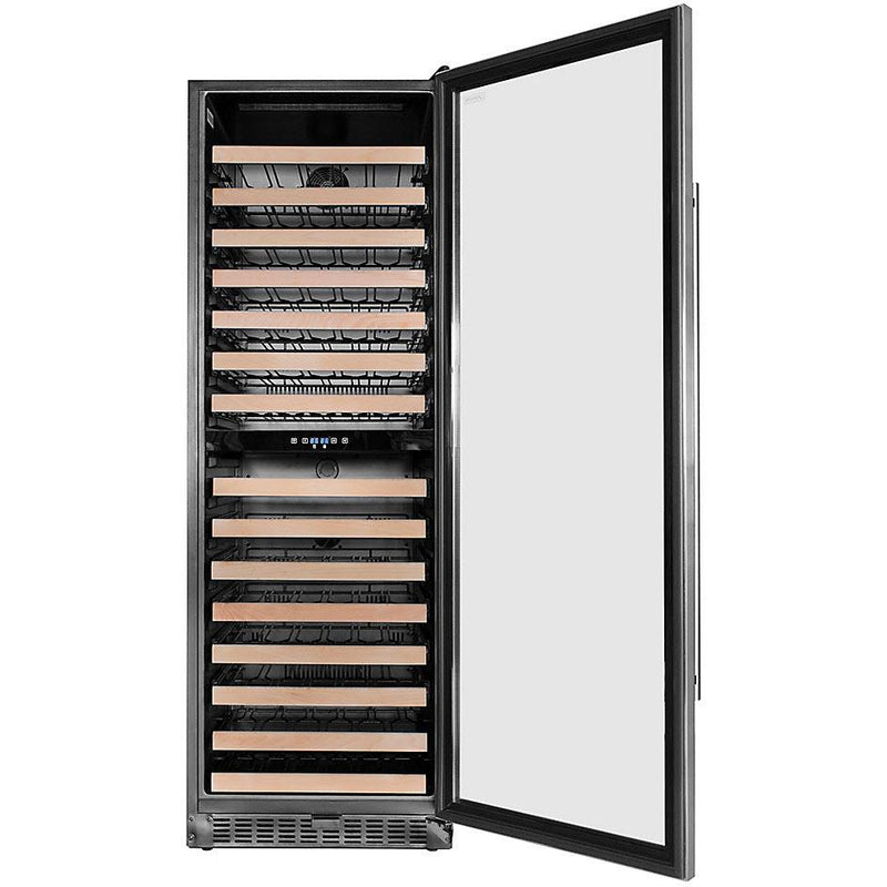 Cavavin 155-Bottle Classika Series Wine Cellar with 2 Temperature Zones C-155WDZ-V4 IMAGE 3