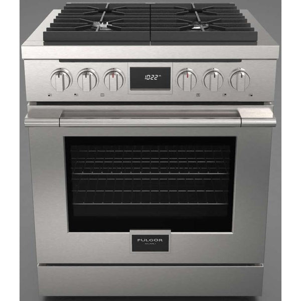 Fulgor Milano 30-inch Freestanding Dual Fuel Range F4PDF304S1 IMAGE 1