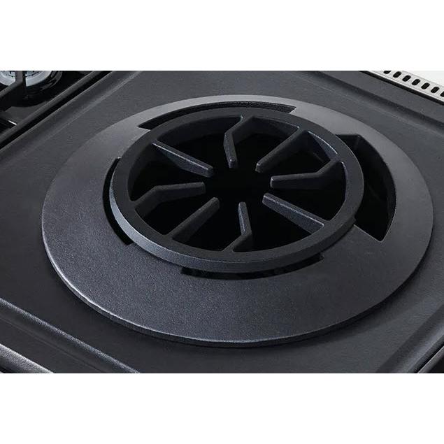 Wolf 36-inch Built-in gas Rangetop with Wok Burner SRT362W-LP IMAGE 3