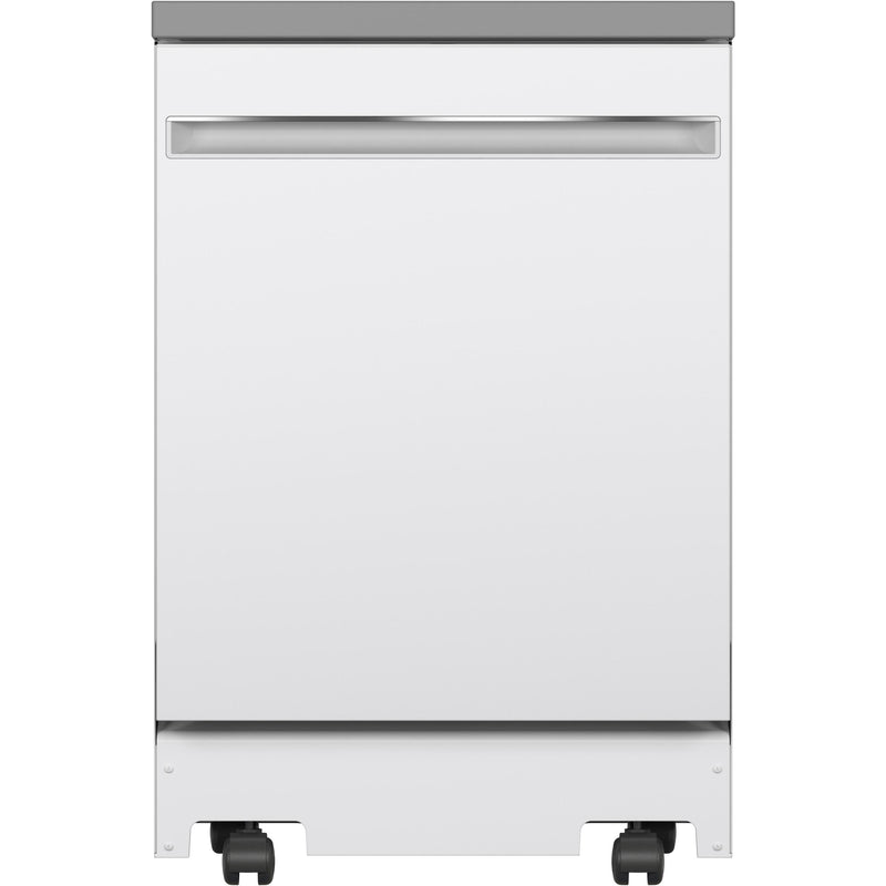 GE 24-inch Portable Dishwasher with Sanitize Option GPT225SGLWW IMAGE 1