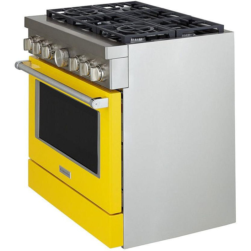 KitchenAid 36-inch Freestanding Gas Range with Even-Heat™ True Convection KFGC506JYP IMAGE 5