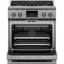 Fisher & Paykel 30-inch Freestanding Dual-Fuel Range with 4 Burners RDV3-304-N IMAGE 2
