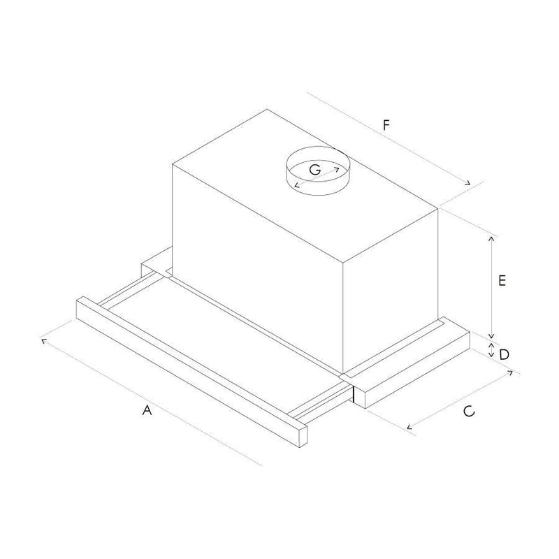 Elica 24-inch TT Under Cabinet Hood ETT424S1 IMAGE 3