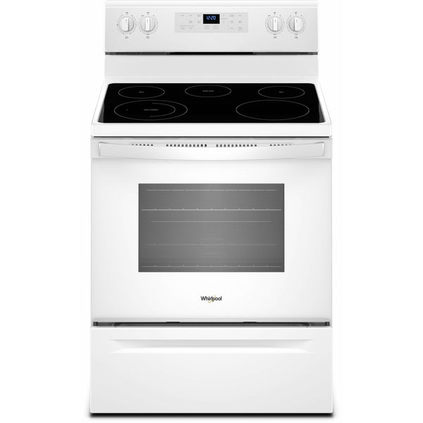 Whirlpool 30-inch Freestanding Electric Range with Frozen Bake™ Technology YWFE505W0JW IMAGE 1