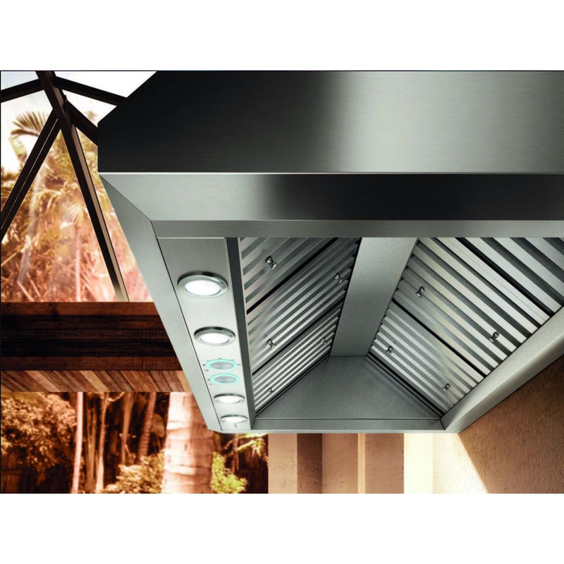 Elica Capri 36in Outdoor Wall Mount Ventilation Hood ECP136SS IMAGE 1