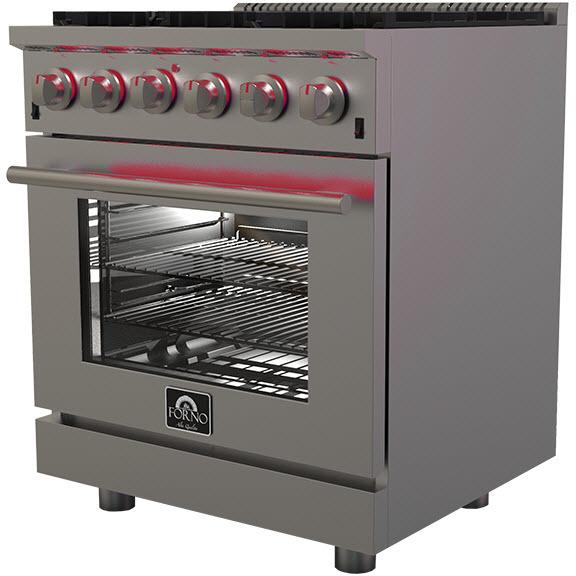 Forno 30-inch Freestanding Gas Range with 5 Burners FFSGS6239-30 IMAGE 1