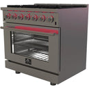 Forno 36-inch Freestanding Gas Range with 6 Burners FFSGS6239-36 IMAGE 18