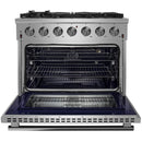 Forno 36-inch Freestanding Gas Range with 6 Burners FFSGS6239-36 IMAGE 4