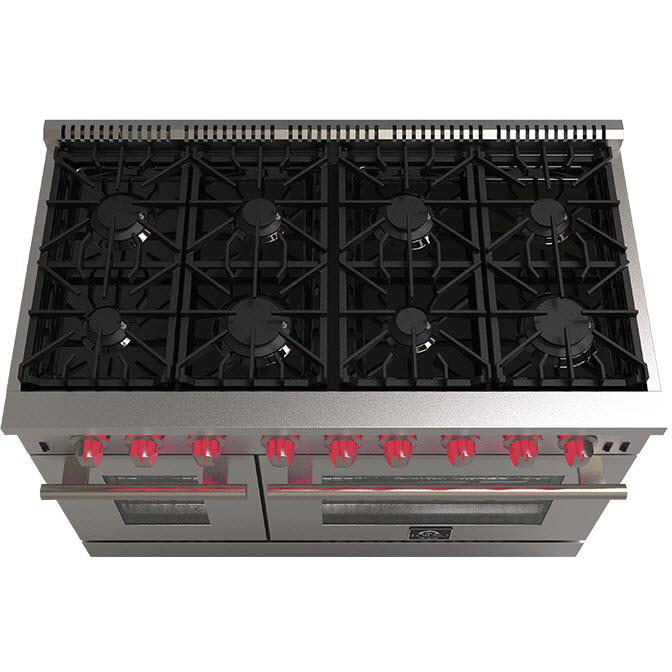 Forno 48-inch Freestanding Gas Range with 8 Burners FFSGS6239-48 IMAGE 2