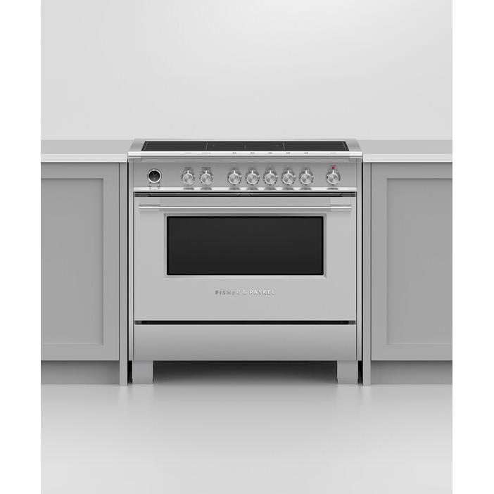 Fisher & Paykel 36-inch Freestanding Electric Range with Induction Technology OR36SCI6X1 IMAGE 5