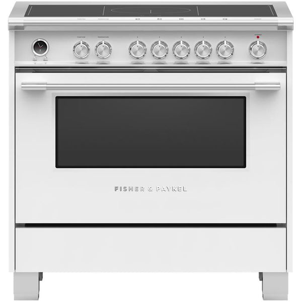 Fisher & Paykel 36-inch Freestanding Electric Range with Induction Technology OR36SCI6W1 IMAGE 1