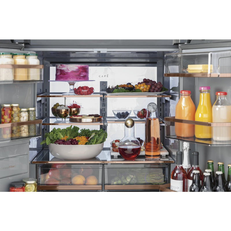 Café 36-inch, 27.4 cu. ft. French 4-Door Refrigerator CQE28DM5NS5 IMAGE 10