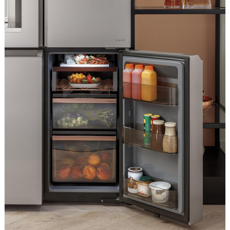 Café 36-inch, 27.4 cu. ft. French 4-Door Refrigerator CQE28DM5NS5 IMAGE 17