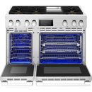  Signature Kitchen Suite 48-inch Freestanding Dual-Fuel Range with Wi-Fi Connectivity SKSDR480GS IMAGE 2