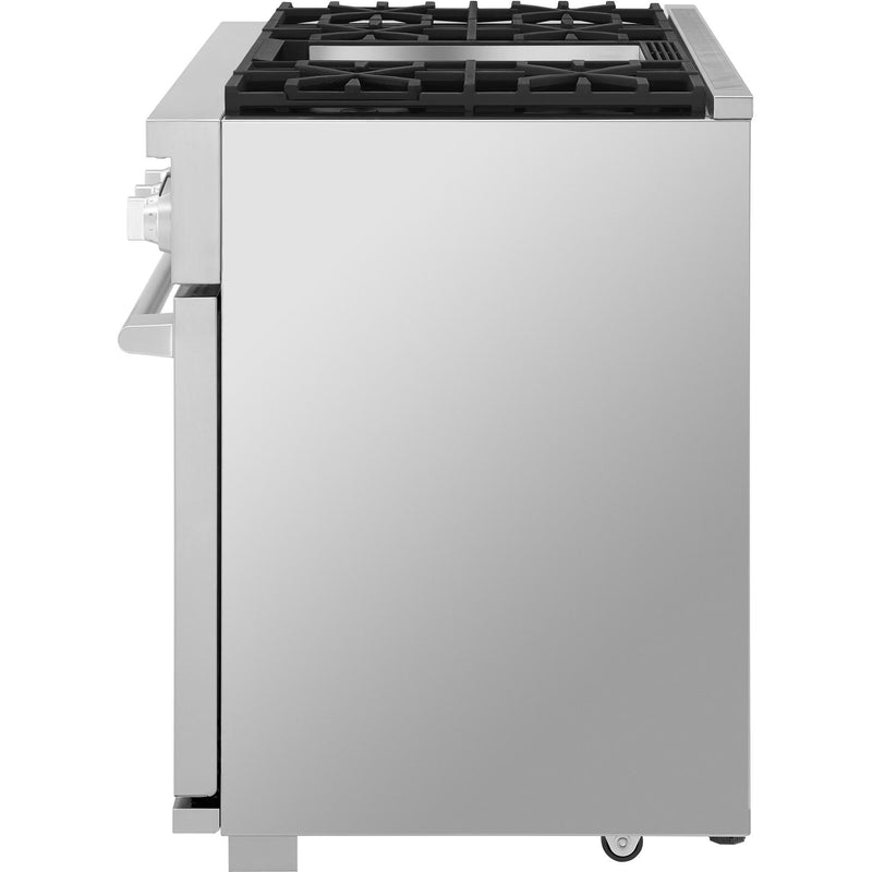  Signature Kitchen Suite 48-inch Freestanding Dual-Fuel Range with Wi-Fi Connectivity SKSDR480GS IMAGE 6