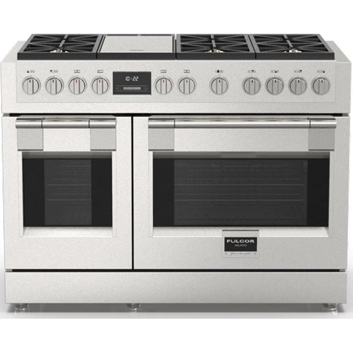 Fulgor Milano 48-inch Freestanding Gas Range with True Convection Technology