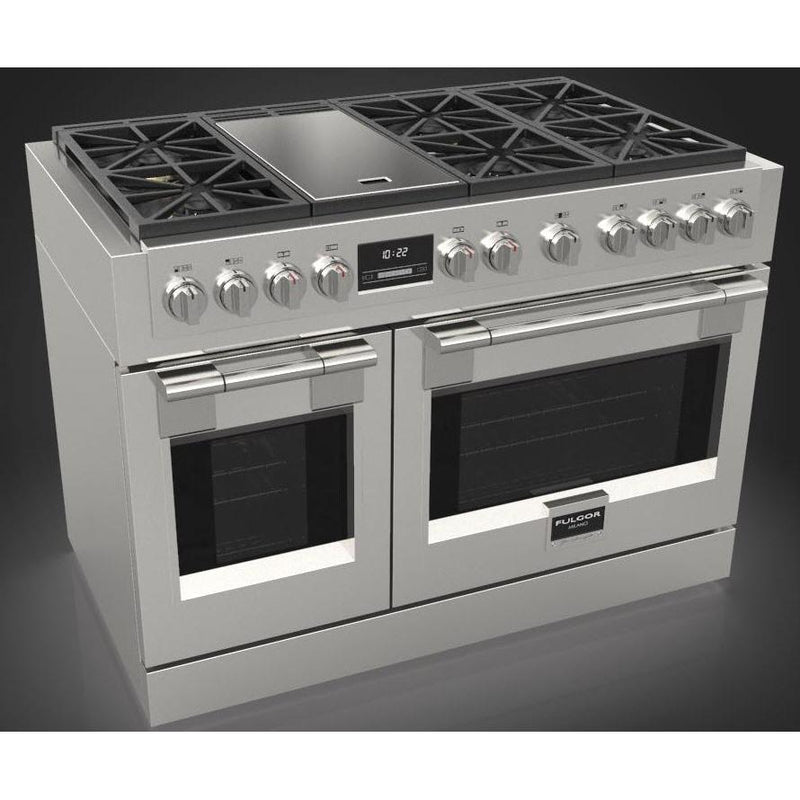 Fulgor Milano 48-inch Freestanding Gas Range with True Convection Technology F6PGR486GS2 IMAGE 2