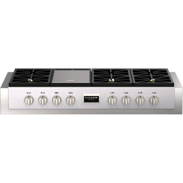 Fulgor Milano 48-inch Built-in Rangetop with Griddle F6GRT486GS1 IMAGE 1