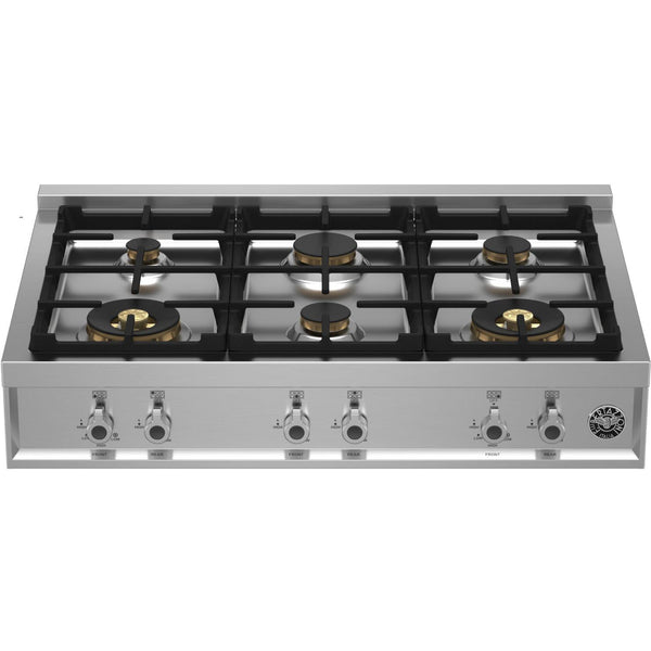 Bertazzoni 36-inch Built-in Gas Rangetop with 6 Burners PROF366RTBXT IMAGE 1