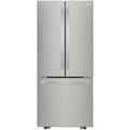  Couleur_Acier inoxydable  -- LG 30 inch, 21.8 cu.ft. Freestanding French 3 Door Refrigerator with SmartDiagnosis™ Technology IMAGE 1