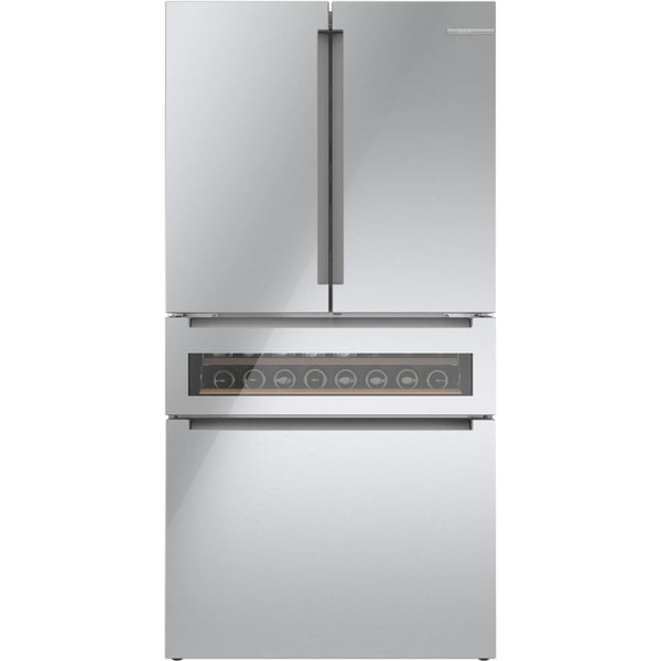 Bosch 36-inch, 20.5 cu.ft. Counter Depth French 4-Door Refrigerator with FlexBar™ B36CL81ENG IMAGE 1