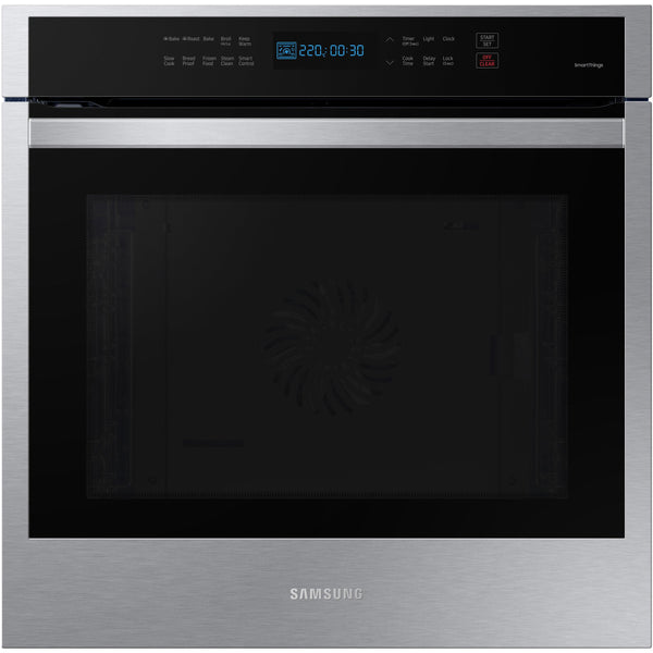 Samsung 24-inch, 3.1 cu.ft. Built-in Single Wall Oven with True Convection Technology NV31T4551SS/AA IMAGE 1