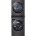  Couleur_Acier inoxydable noir  -- LG Stacked Washer/Dryer Electric Laundry Center with TurboWash™ 360 Technology IMAGE 1