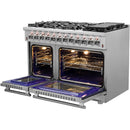 Forno 48-inch Freestanding Dual-Fuel Range with True Convection Technology FFSGS6125-48 IMAGE 3