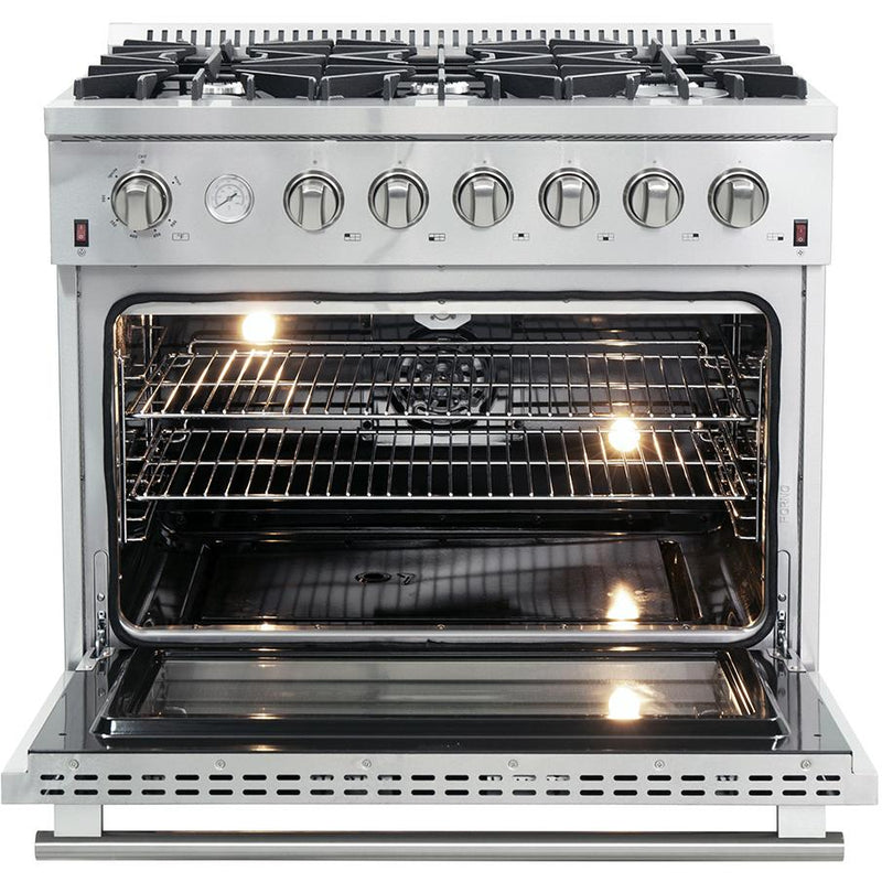 Forno 36-inch Freestanding Gas Range FFSGS6291-36 IMAGE 2