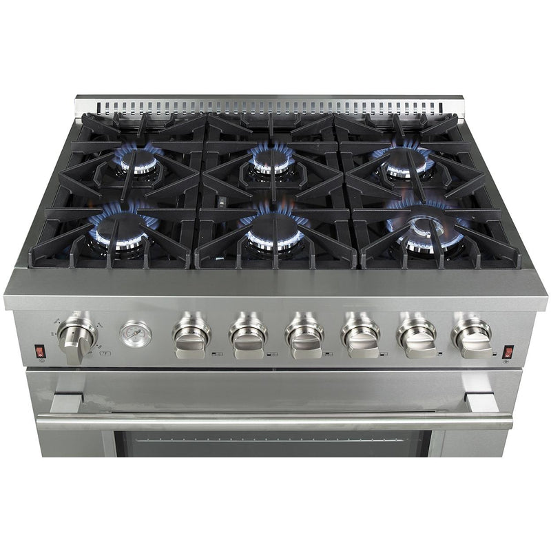 Forno 36-inch Freestanding Gas Range FFSGS6291-36 IMAGE 8