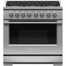 Fisher & Paykel 36-inch Freestanding Gas Range with Dual Flow Burners™ RGV3-366-N IMAGE 1