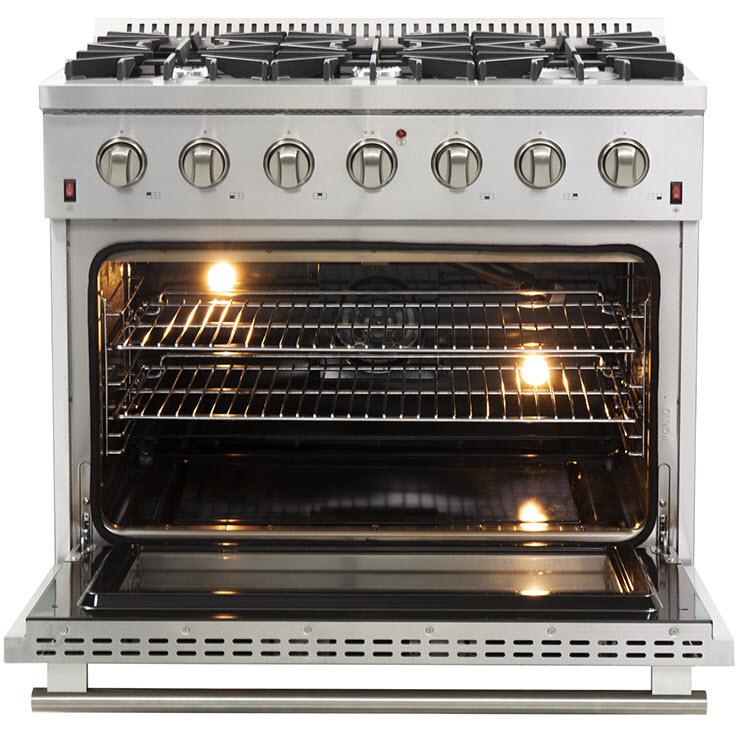 Forno Galiano Alta Qualita 36-inch Freestanding Gas Range with Convection Technology FFSGS6244-36 IMAGE 2