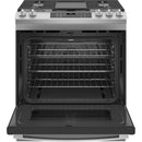  GE 30-inch Slide-in Gas Range with Convection Technology JCGS760SPSS IMAGE 2
