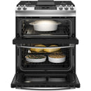 GE 30-inch Slide-in Gas Range with True European Convection Technology JCGSS86SPSS IMAGE 3