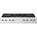  Signature Kitchen Suite 48-inch Dual Fuel Built-in Rangetop with Induction Technology SKSRT480SIS IMAGE 7