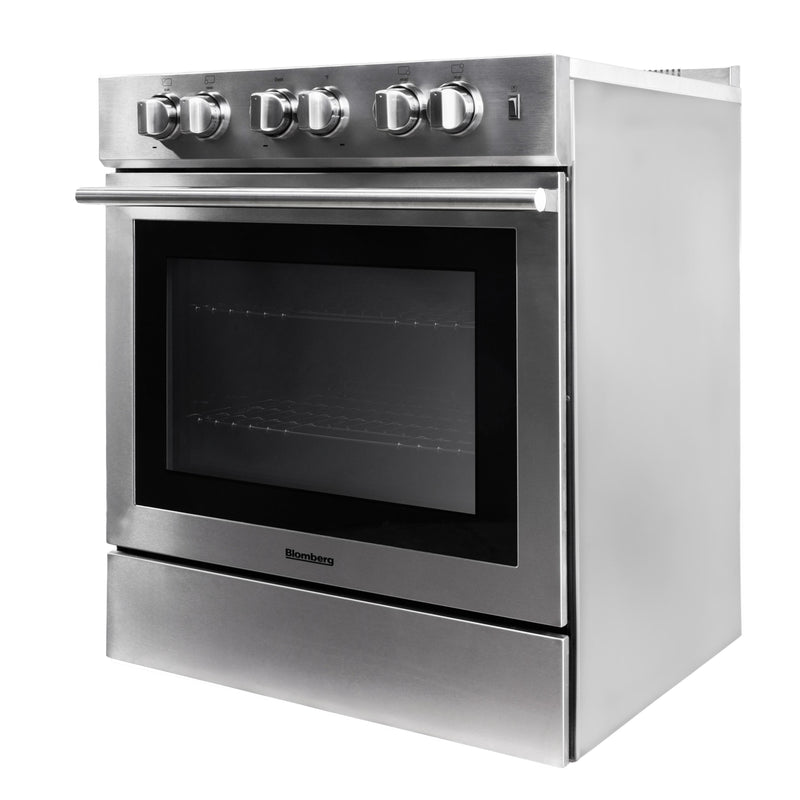 Blomberg 30-inch Freestanding Electric Range with Convection Technology BERU30422CSS IMAGE 5