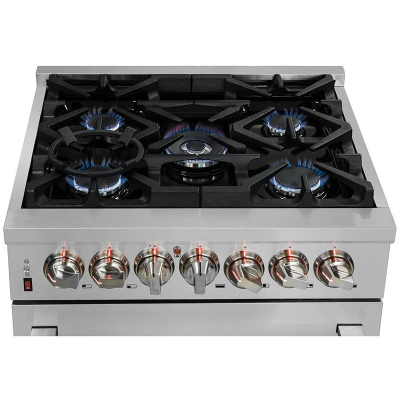 Forno 30-inch Freestanding Dual-Fuel Range with True Convection Technology FFSGS6125-30 IMAGE 17